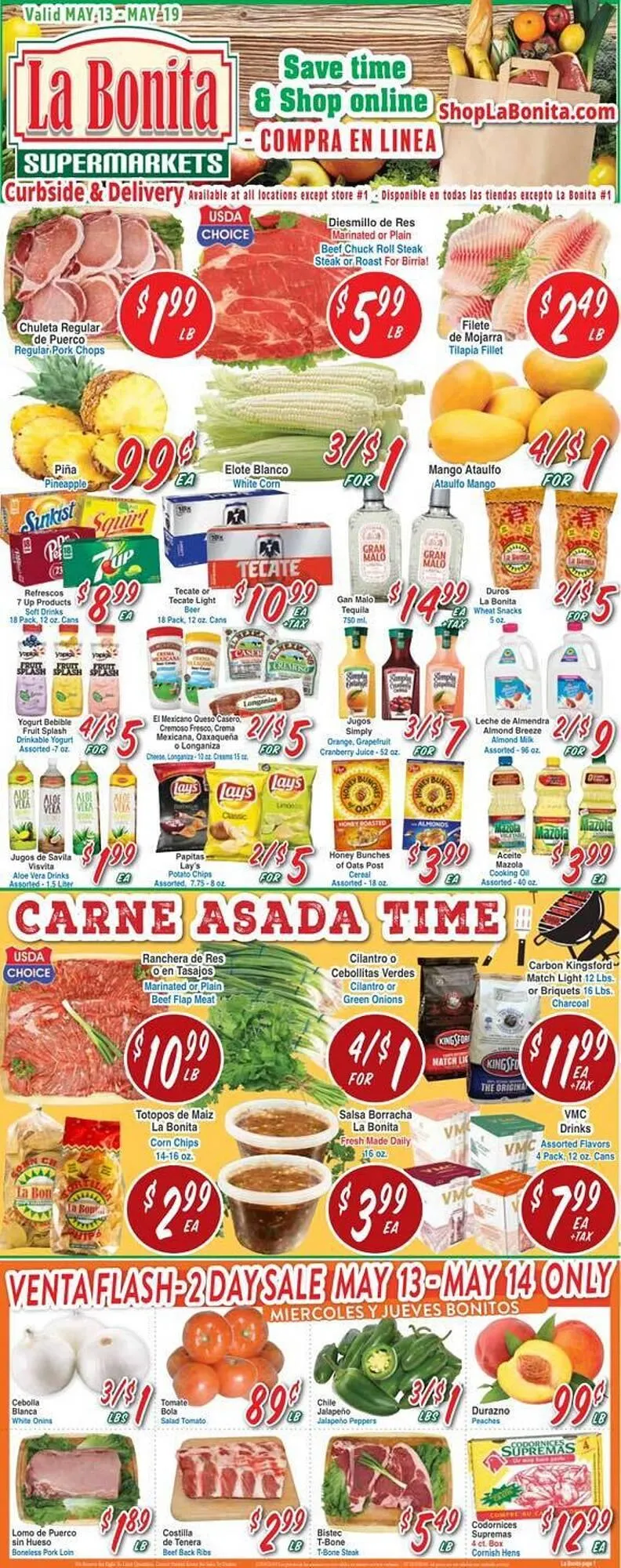 Weekly ad La Bonita Supermarkets weekly ad from May 13 to May 19 2026 - Page 1