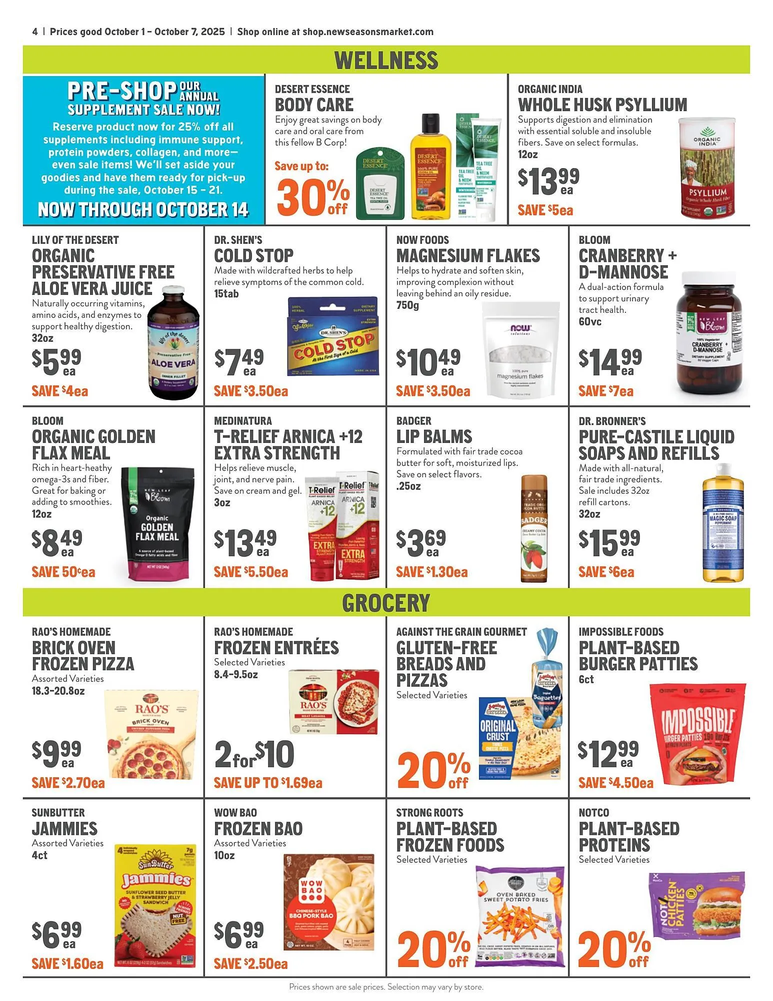 Weekly ad New Seasons Market weekly ad from October 1 to October 8 2025 - Page 4