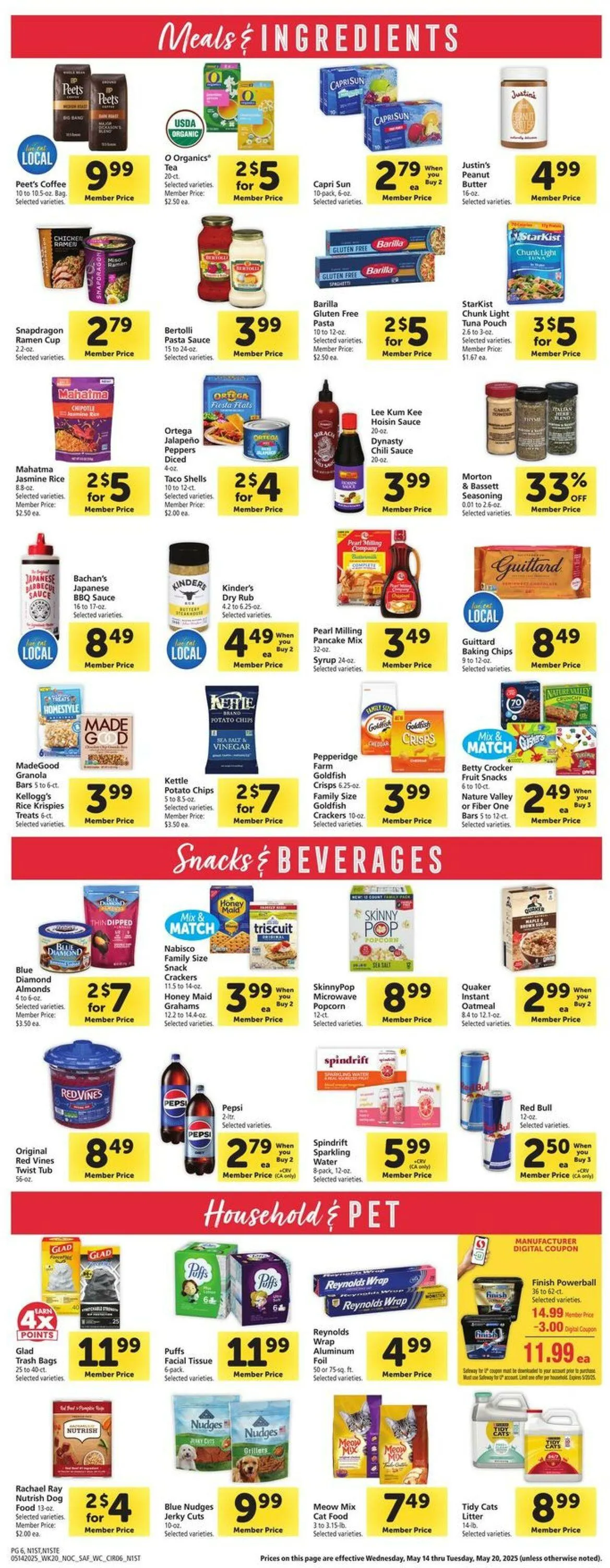 Weekly ad Safeway Current weekly ad from May 14 to May 20 2025 - Page 6