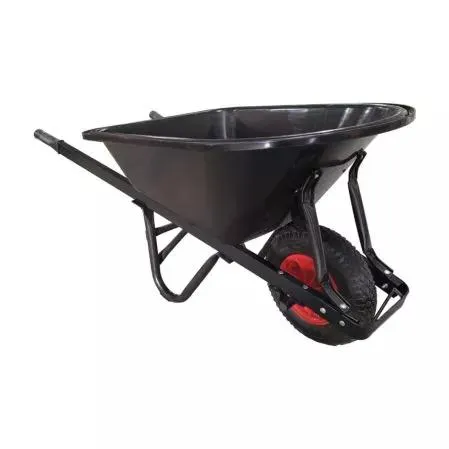 Poly Wheelbarrow with Steel Handle, 6 Cu. Ft.