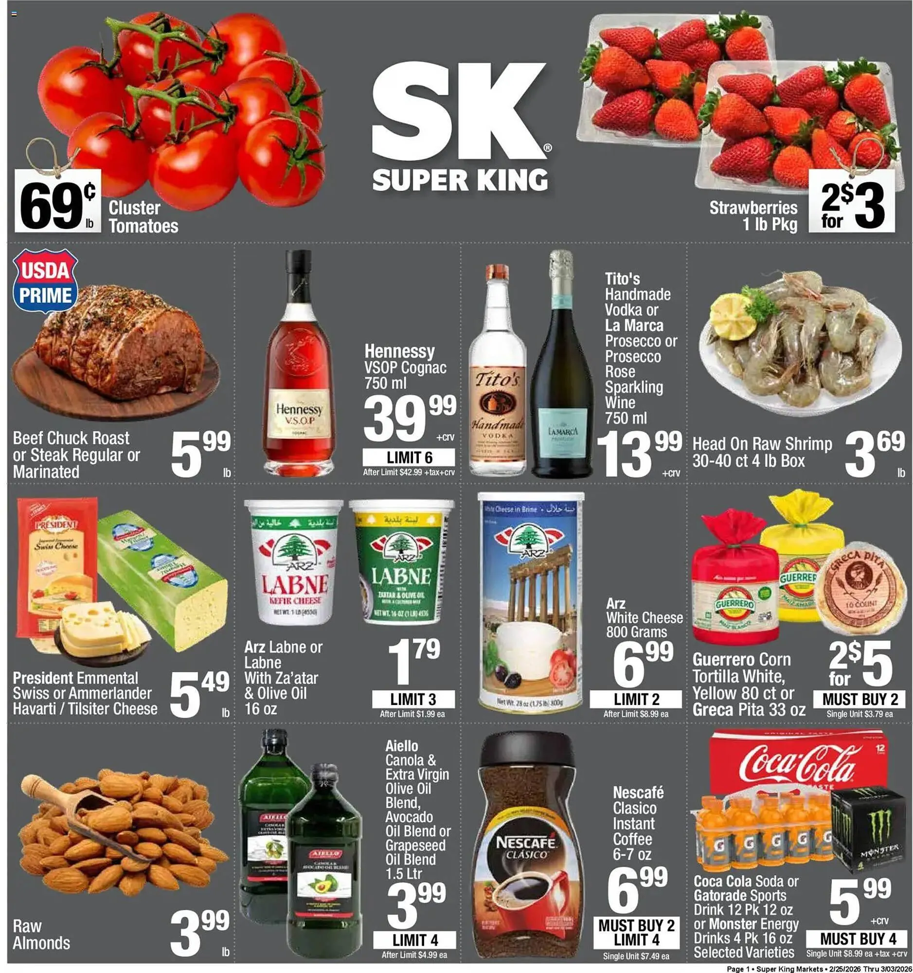 Weekly ad Super King Markets weekly ad from February 25 to March 3 2026 - Page 1
