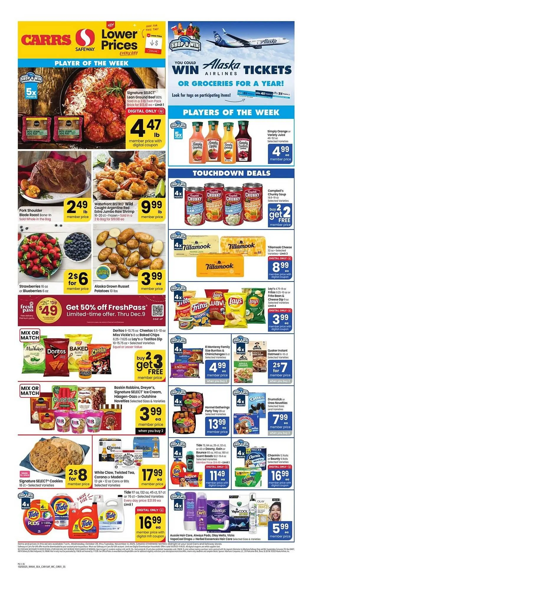 Carrs weekly ad - 1