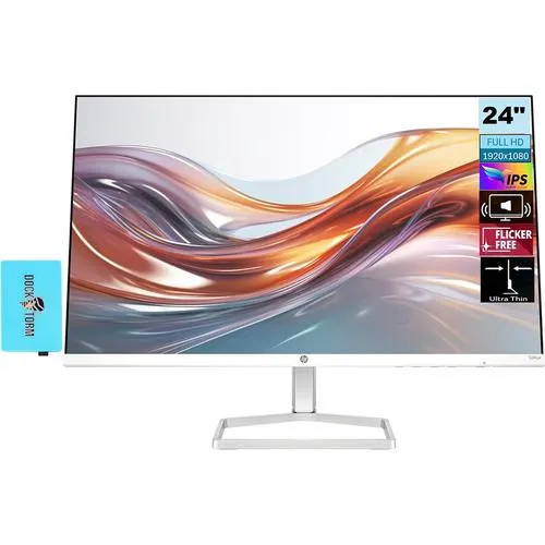 Hewlett Packard 524sa Series 5 23.8-inch FHD IPS Monitor with Speakers - 94C36AA#ABA - Open Box