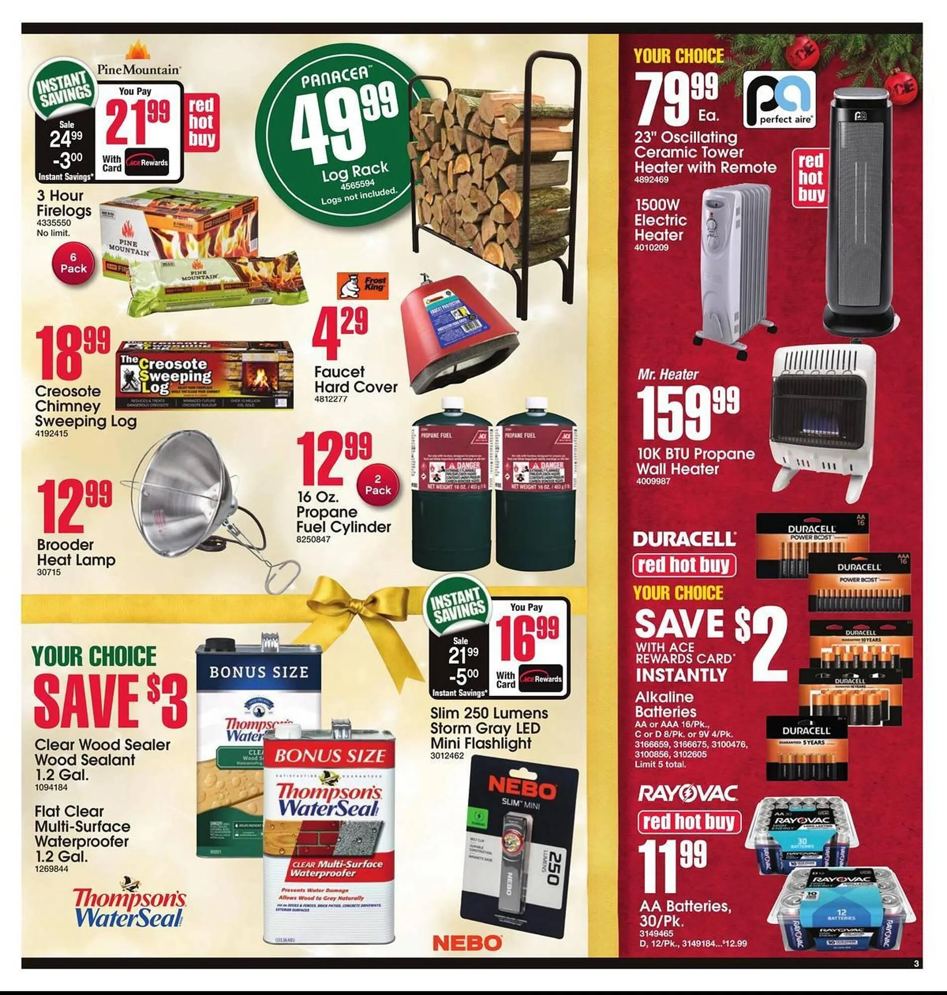 Weekly ad Ace Hardware flyer from November 19 to December 1 2025 - Page 3
