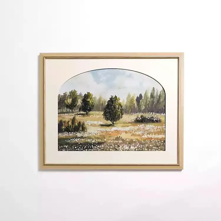 Arch Quaint Landscape Framed Art Print