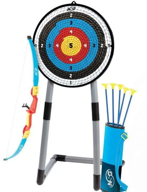 National Sporting Goods Bow & Arrow Set w/Target