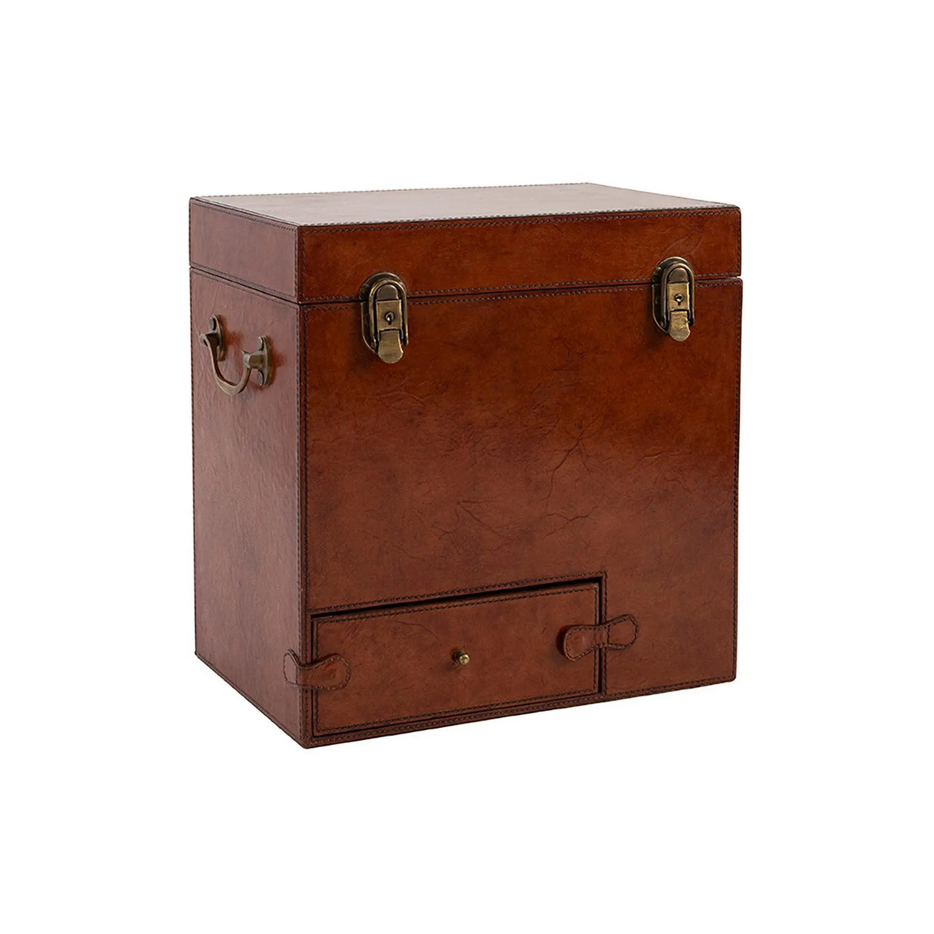 Cassian Leather Storage Trunk