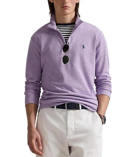 Jacquard Quarter-Zip Pullover