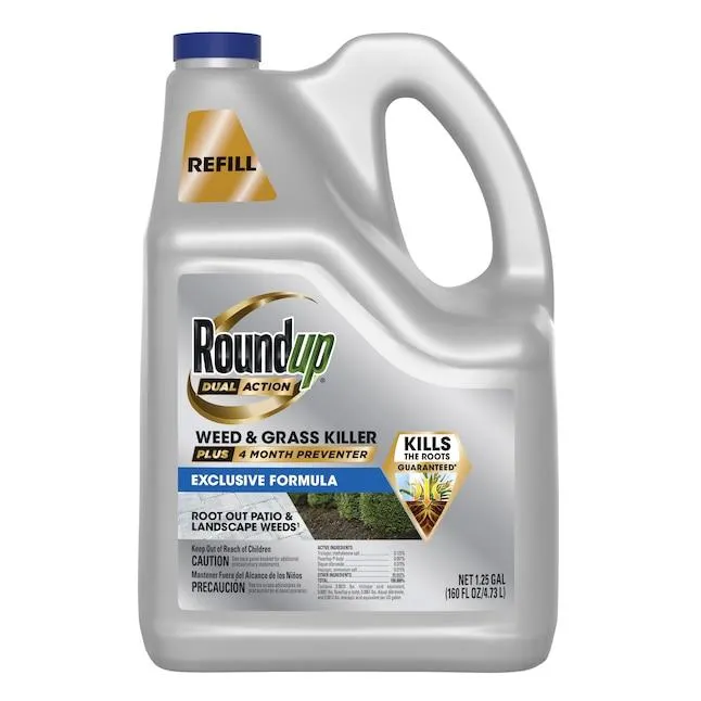 Roundup Dual Action Plus 4 Month Preventer Refill -Gallon Refill Weed and grass killer