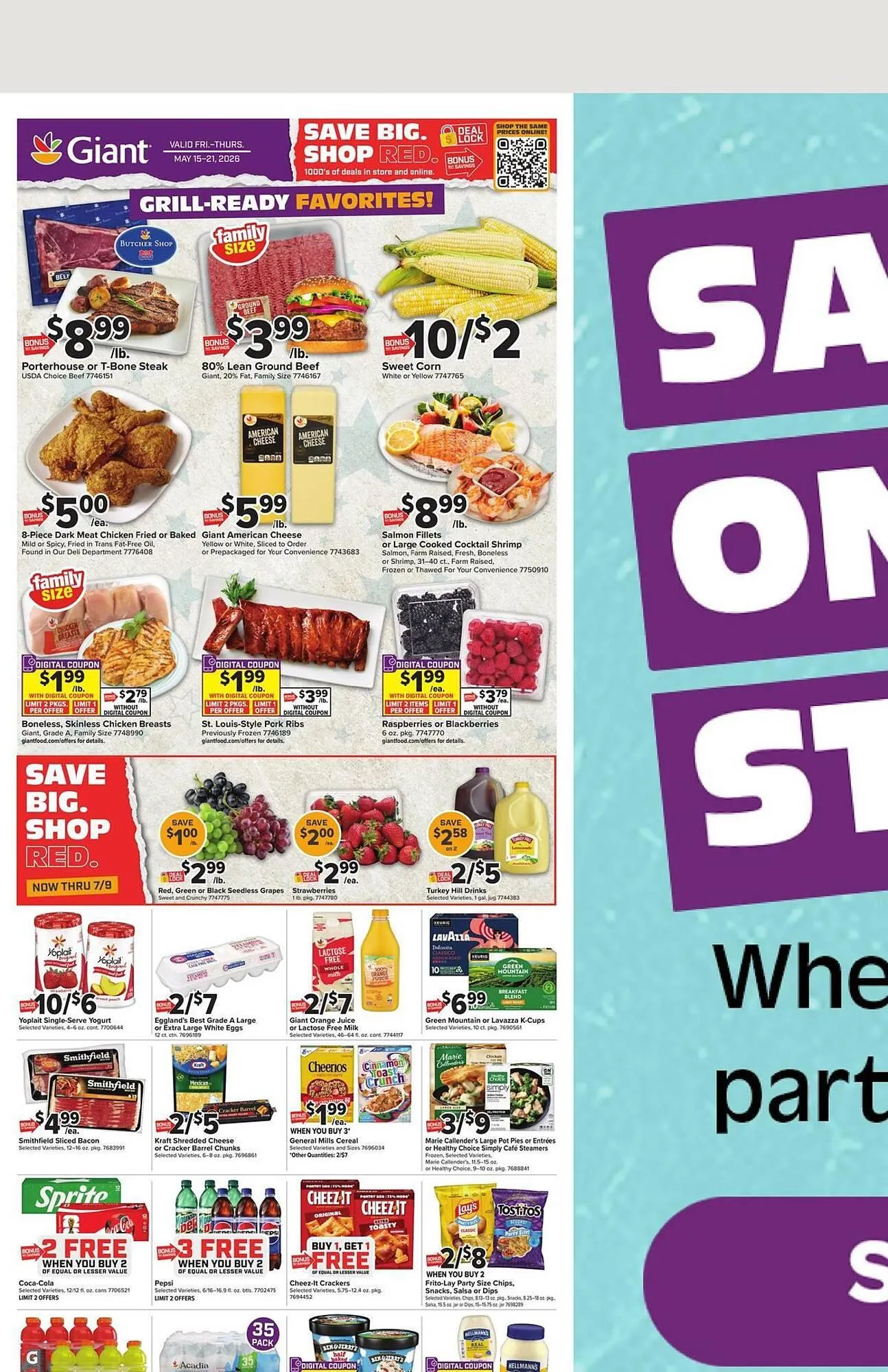 Giant Food weekly ad - 1