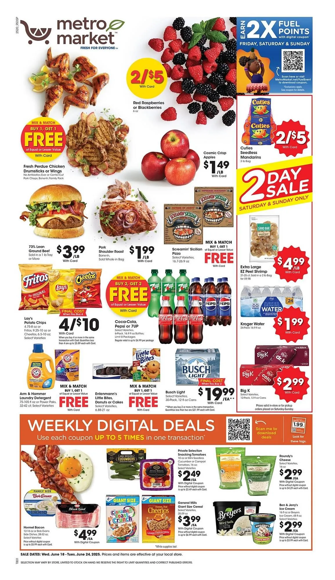 Weekly ad Metro Market ad from June 18 to June 24 2025 - Page 1