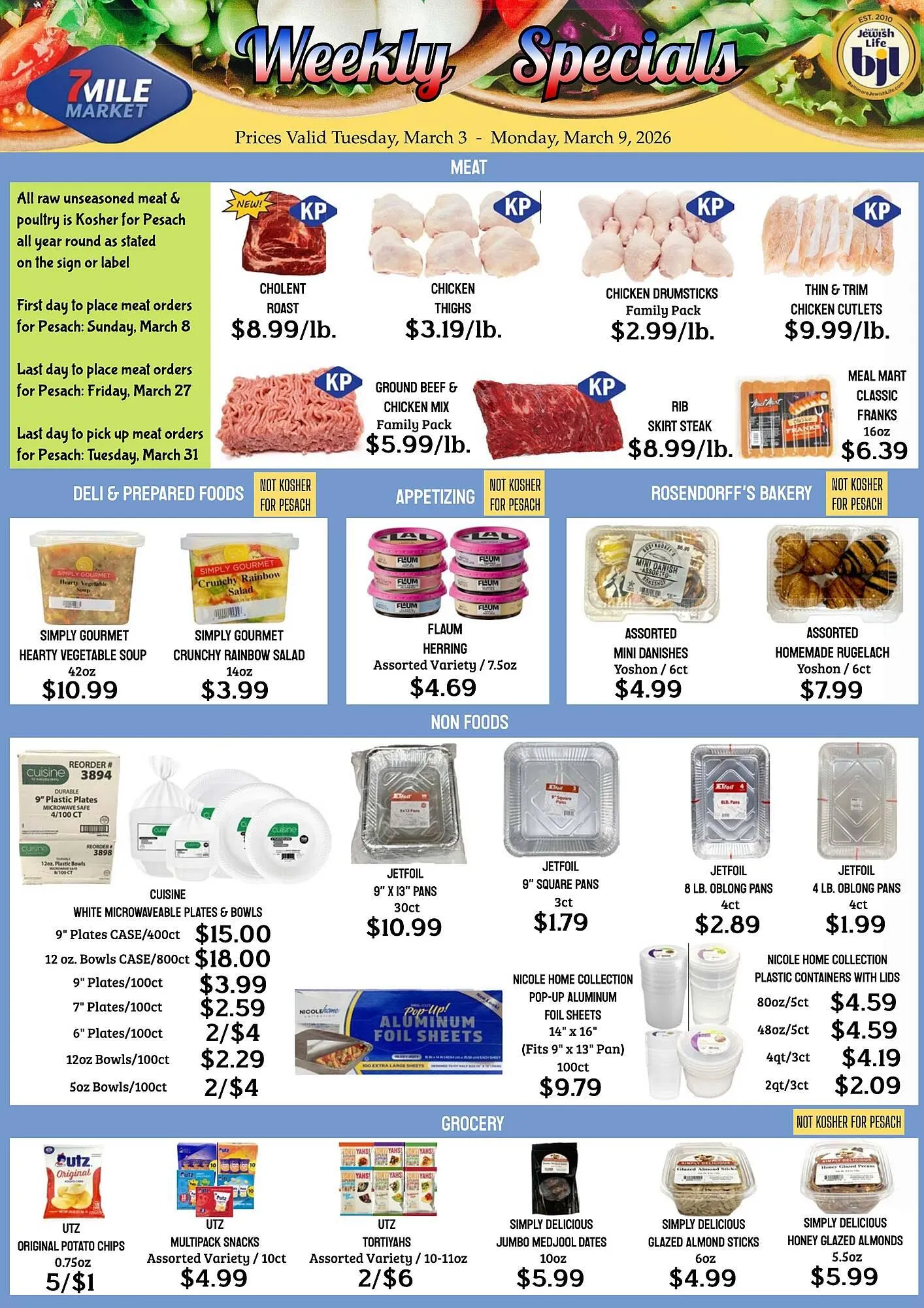 Weekly ad Seven Mile Market circular from March 3 to March 9 2026 - Page 1