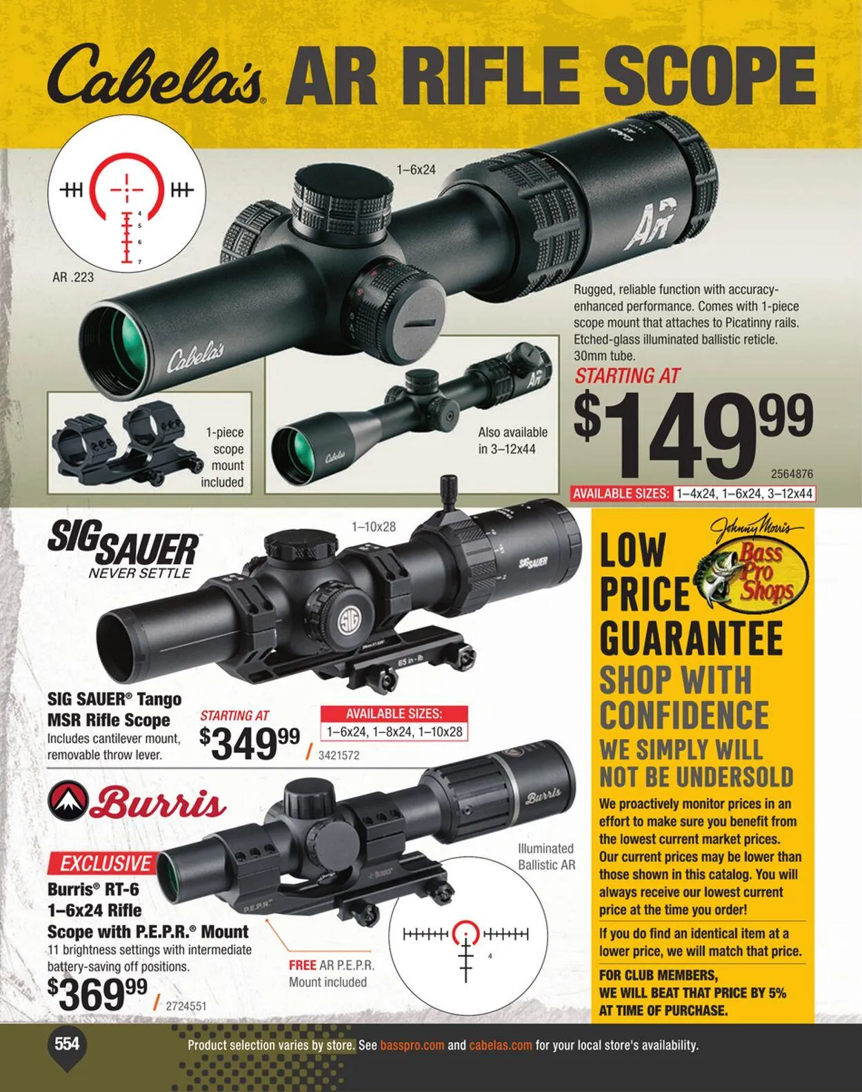Weekly ad Bass Pro Current weekly ad from September 4 to September 18 2024 - Page 554