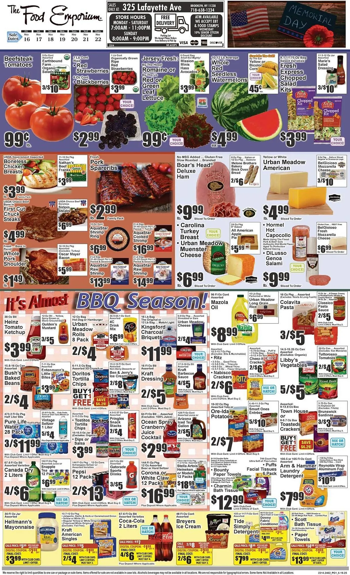 Weekly ad The Food Emporium Weekly Ad from May 16 to May 22 2025 - Page 1