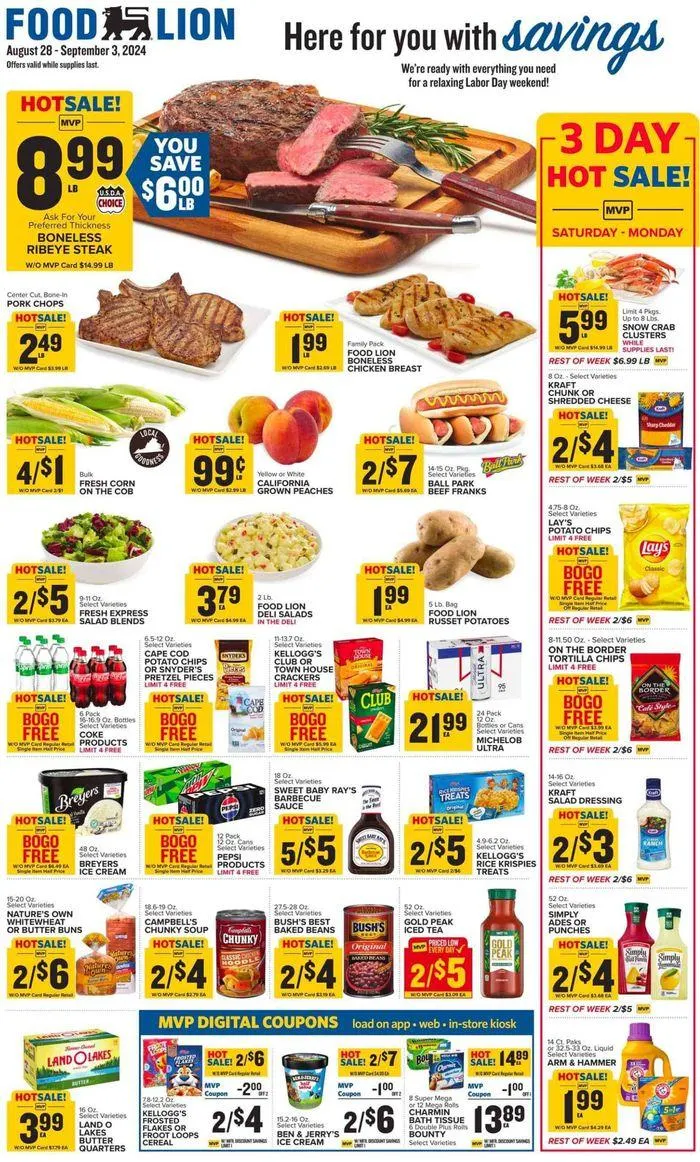 Weekly ad Attractive special offers for everyone from August 28 to September 3 2024 - Page 1