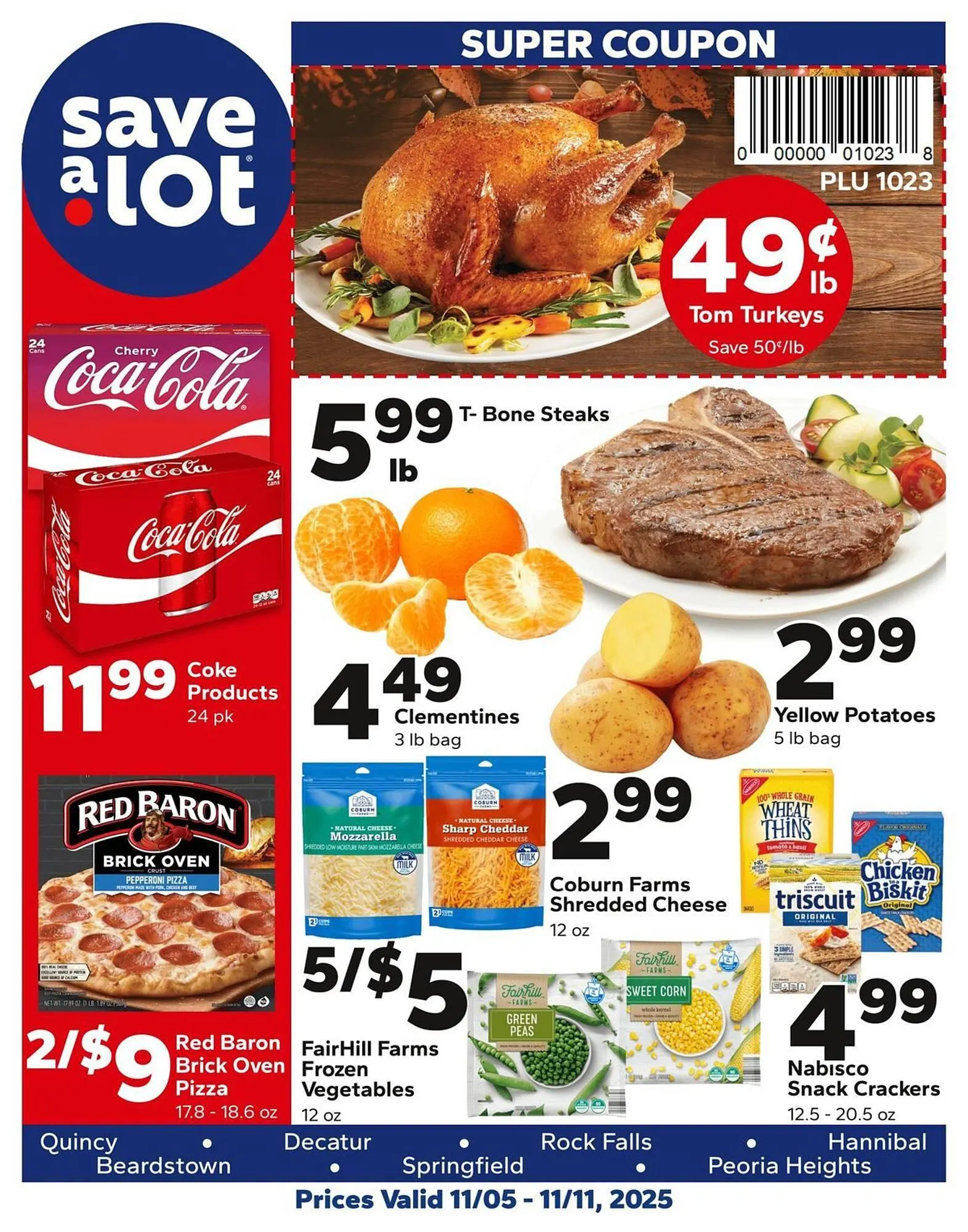 Weekly ad Save a Lot weekly ad from November 5 to November 11 2025 - Page 1