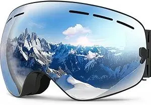 ZIONOR X Ski Goggles - OTG Snowboard Goggles Detachable Lens for Men Women Adult