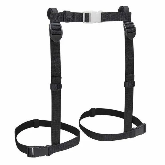 Thigh Straps, Black, Adult Universal