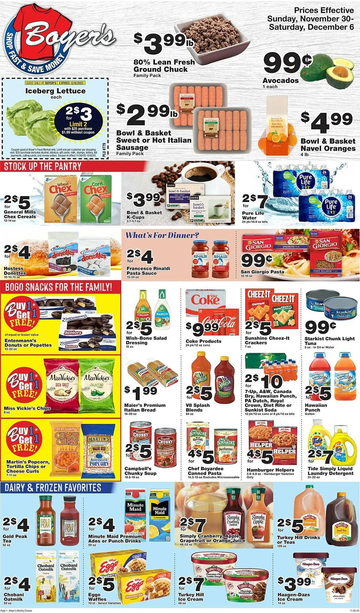 Weekly ad Boyer's Food Markets weekly ad from November 30 to December 6 2025 - Page 3