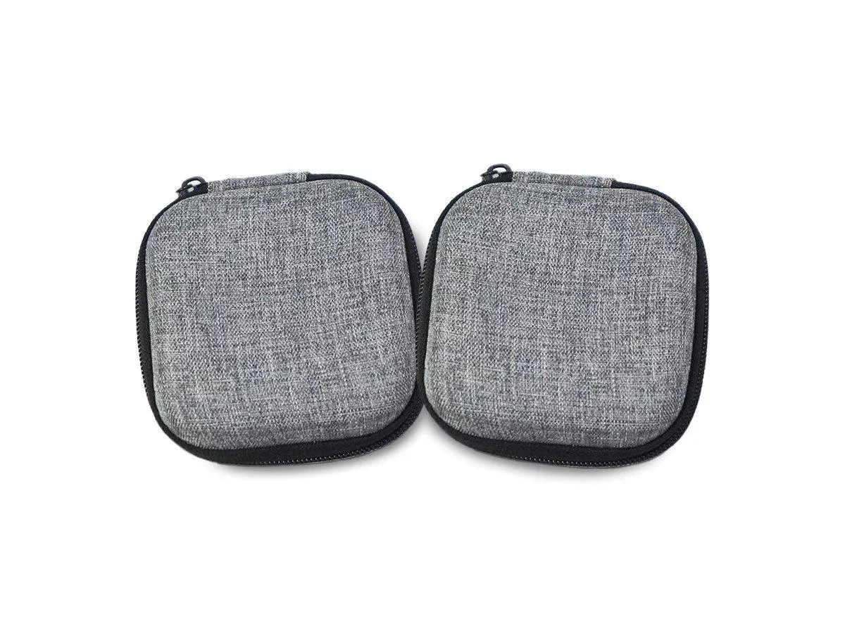 MPM 2 Pack Universal Charger and Cable Hard Case, Cord Organizer Phone Charging Carry Case, Adapter Storage Holder, Bag Charger Travel Case for iPhone, AirPods, iWatch