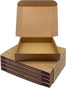 11x11x2 inch Shipping Boxes,Bulk 20 Pack,Brown Corrugated Mailers Cardboard Literature Mailer Box for Packaging Business, Mailing,Moving and Storage,Small Gift Boxes for Wrapping Mailing Present