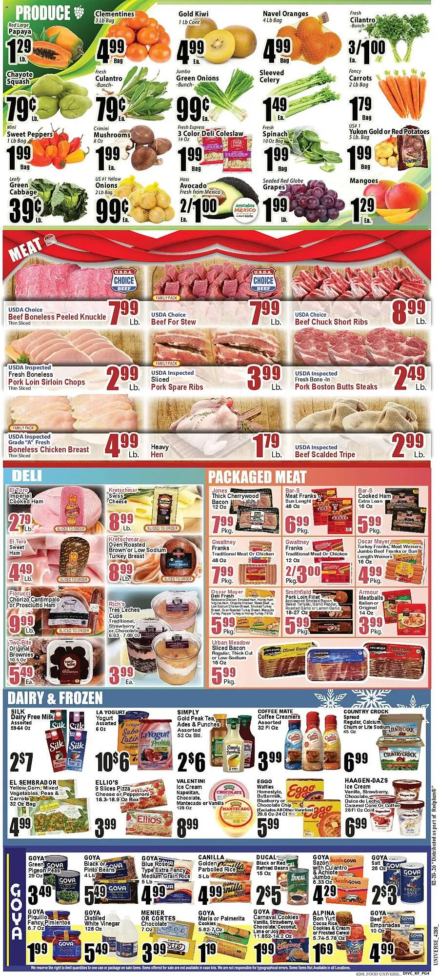Weekly ad Food Universe circular from February 20 to February 26 2026 - Page 4