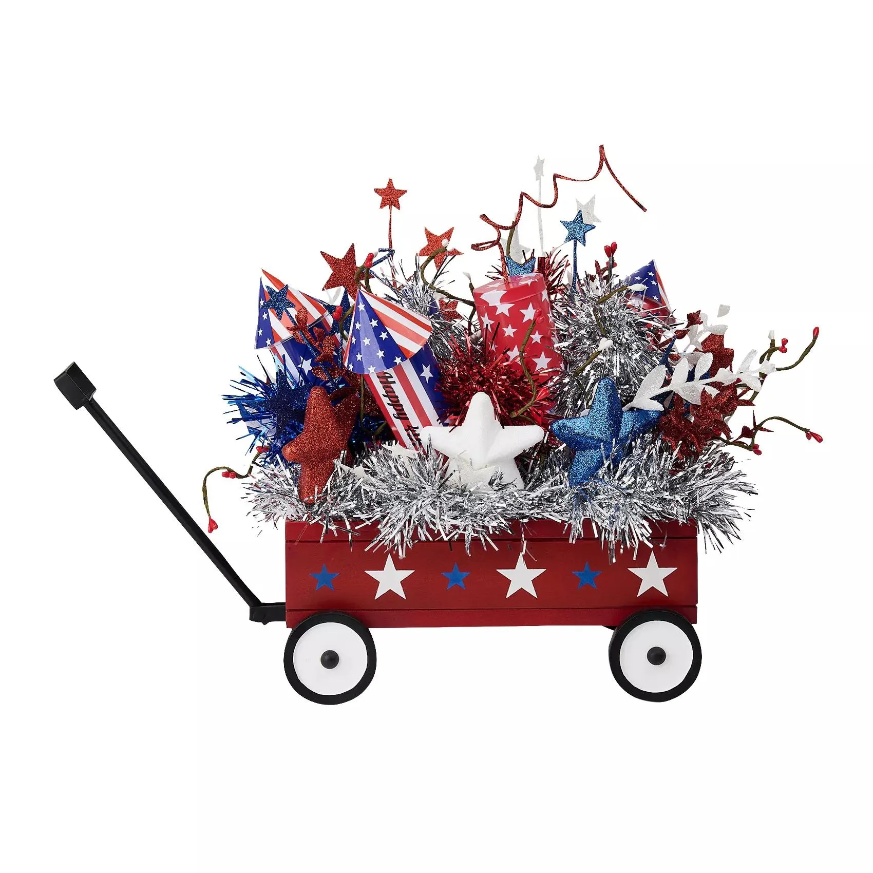 Americana Wagon 12" Centerpiece Arrangement