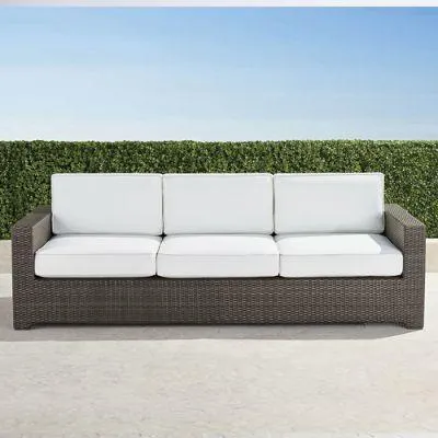 Palermo Sofa in Bronze Wicker