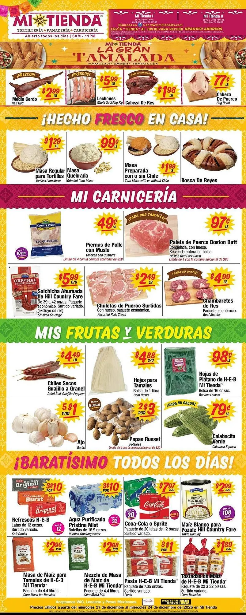 Weekly ad Mi Tienda weekly ad from December 17 to December 23 2025 - Page 1