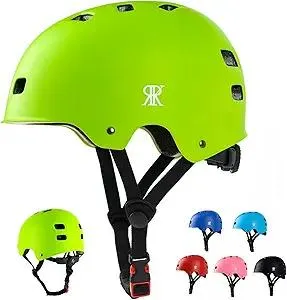 Youth Kids Bike Helmet, Skateboard Bicycle Helmet for Age 5-8-10-12-14 Teen Boys Girls Adjustable and Multi-Sport for Scooter Roller/Inline Skate