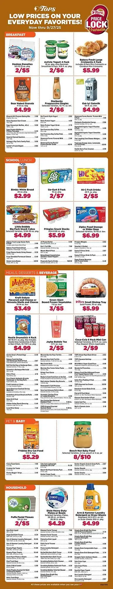 Weekly ad Tops weekly ad from September 7 to September 27 2025 - Page 1