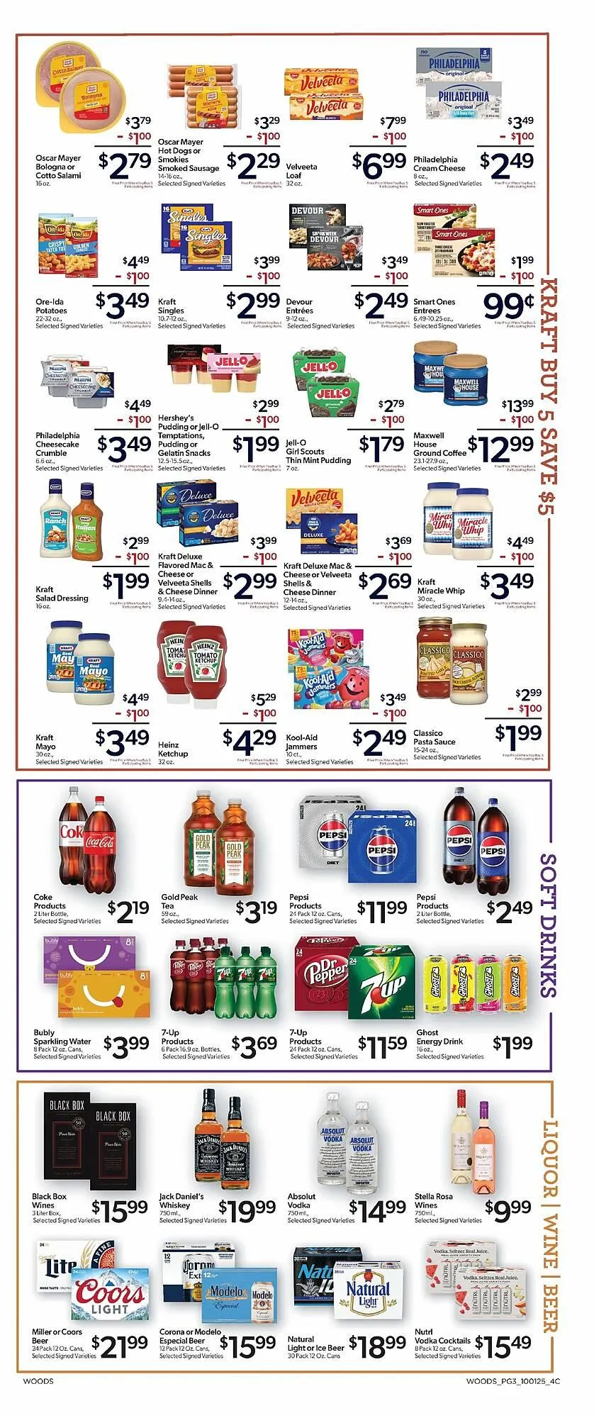 Weekly ad Woods Supermarket weekly ad from October 1 to October 7 2025 - Page 3