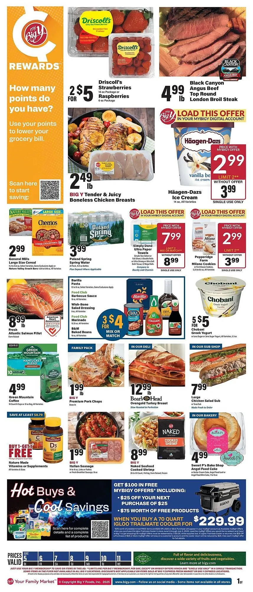Weekly ad Big Y Weekly Ad from June 5 to June 11 2025 - Page 1