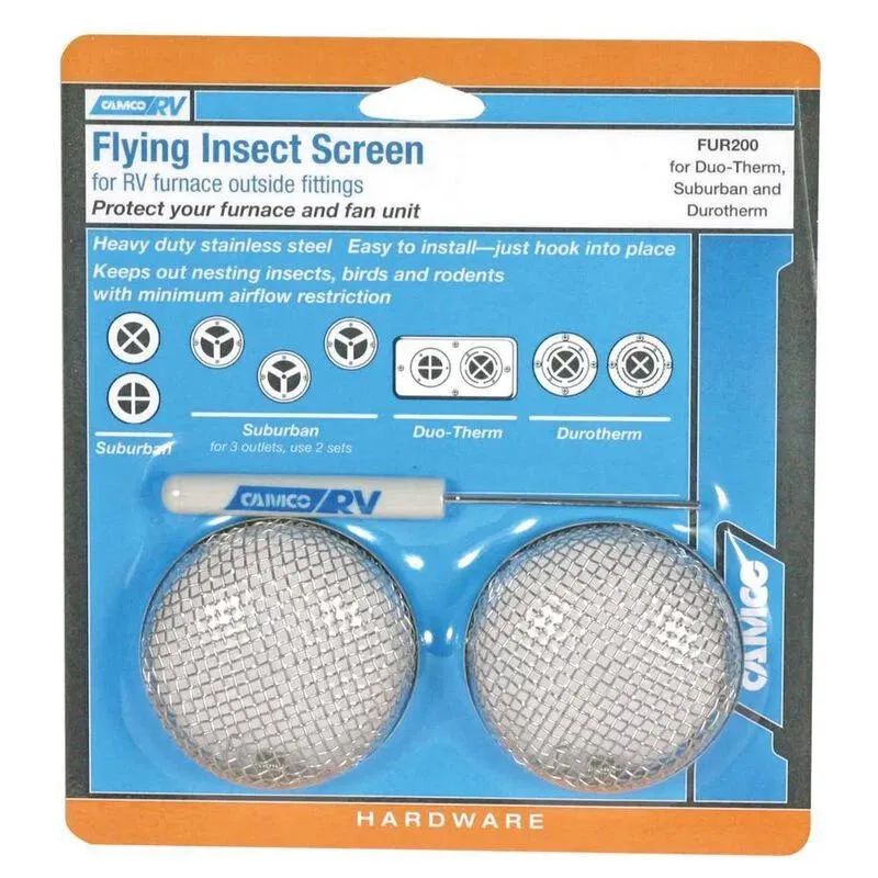 Flying Insect Screen for Duo-therm, Suburban and Durotherm Furnaces