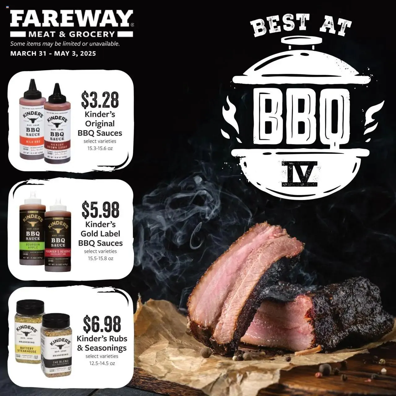 Weekly ad Fareway Monthly Ad from March 31 to May 3 2025 - Page 1