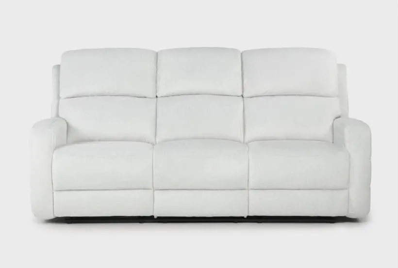 Rio Grey Fabric 83" Power Reclining Sofa With USB