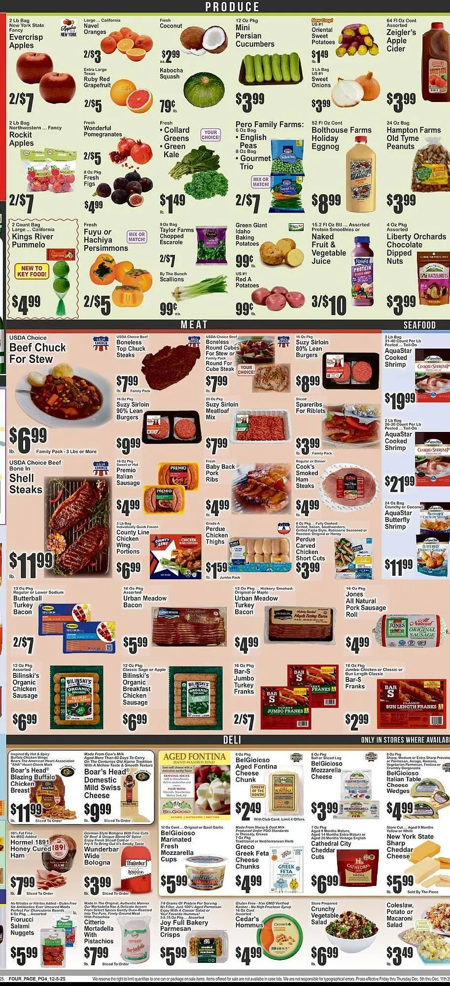 Weekly promotion Key Food circular spanning from December 12 to December 18 2025 - Page 5 for Catalogue 365