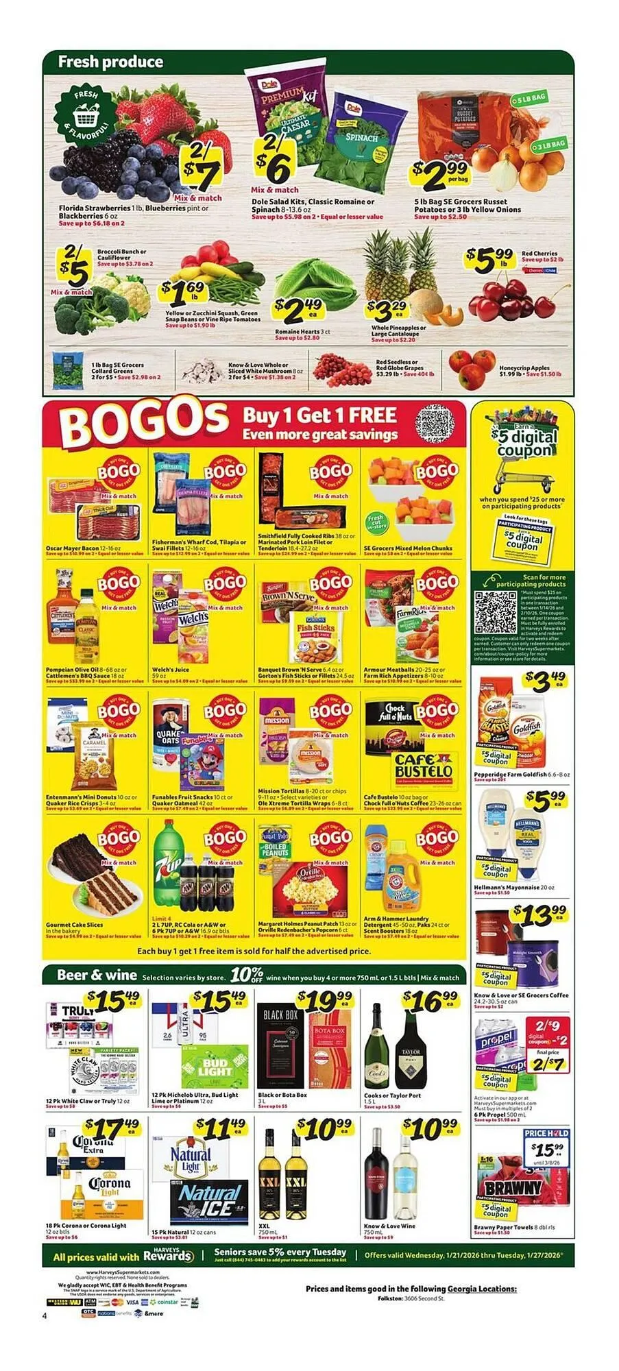 Weekly ad Harveys Supermarkets weekly ad from January 21 to January 27 2026 - Page 6