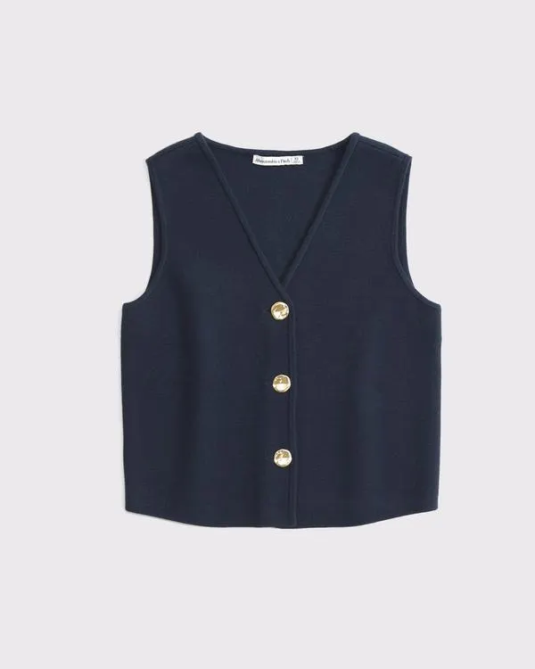 LuxeLoft V-Neck Vest