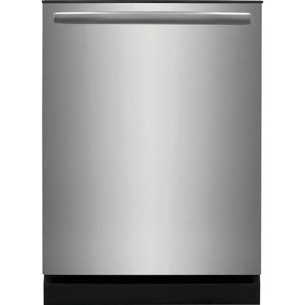 24 in Top Control Standard Built-In Dishwasher in Stainless Steelwith 8-Cycles, Ultra Quiet 42 dBA