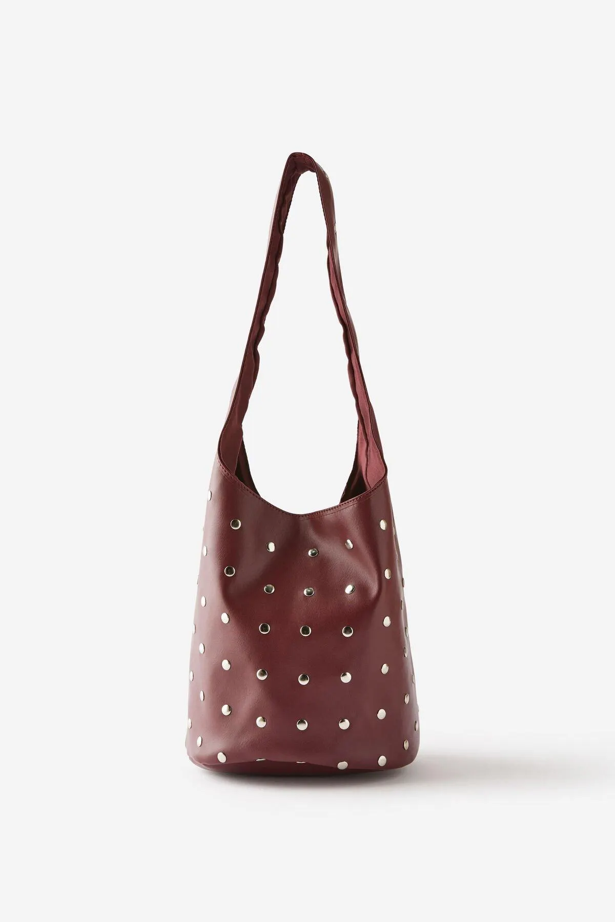 Lia Studded Bucket Bag
