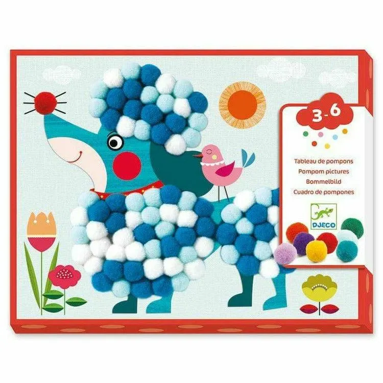 PomPom Puppies Collage Craft Kit