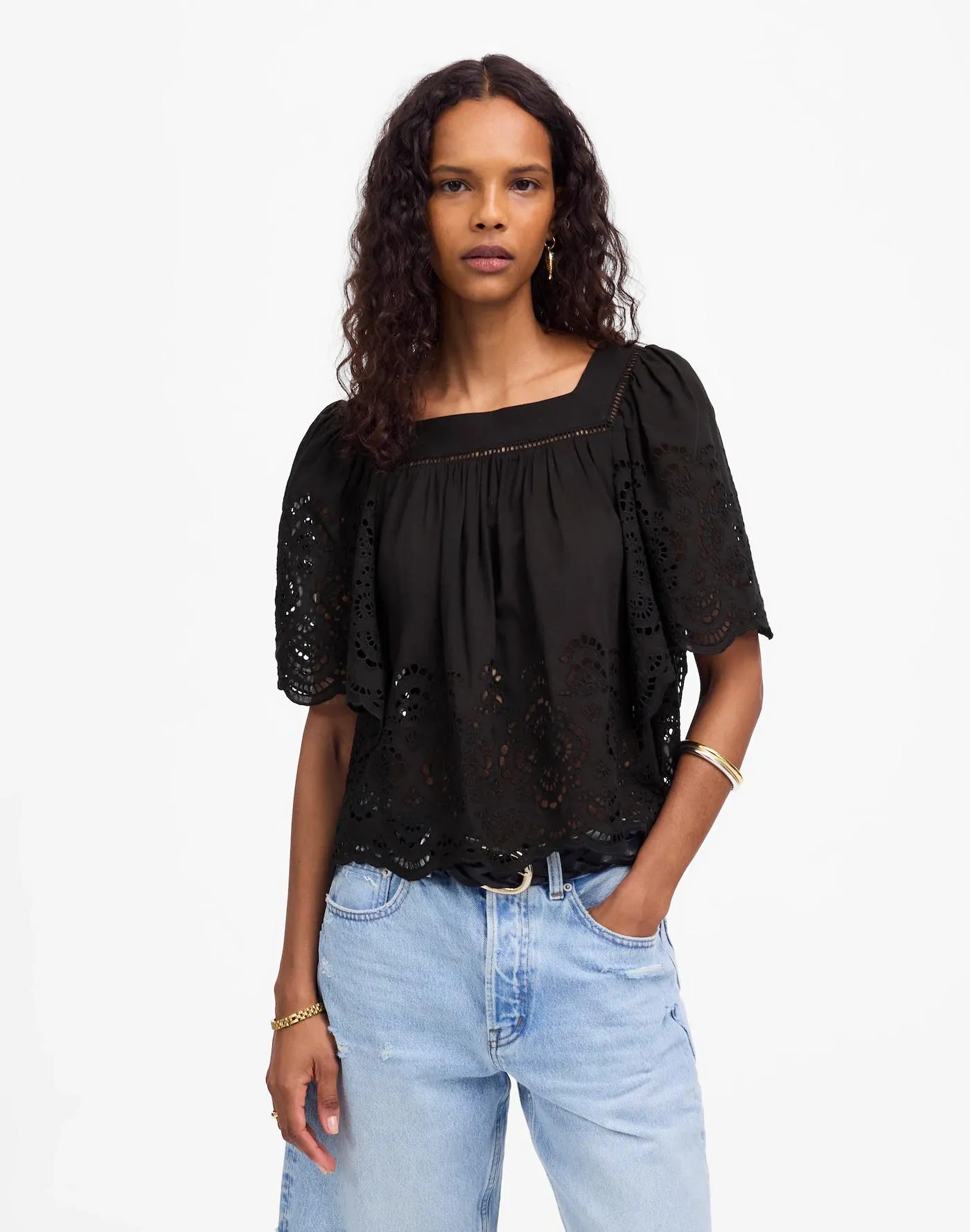 Flutter-Sleeve Top