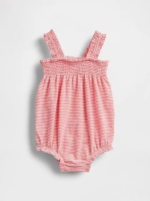 Baby Smocked Shorty One-Piece