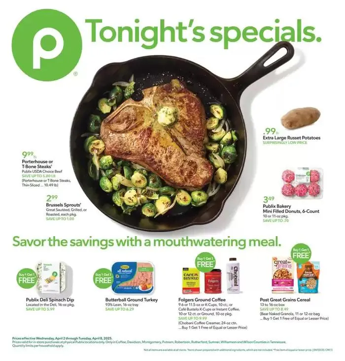 Weekly ad Our best bargains from April 2 to April 8 2025 - Page 1