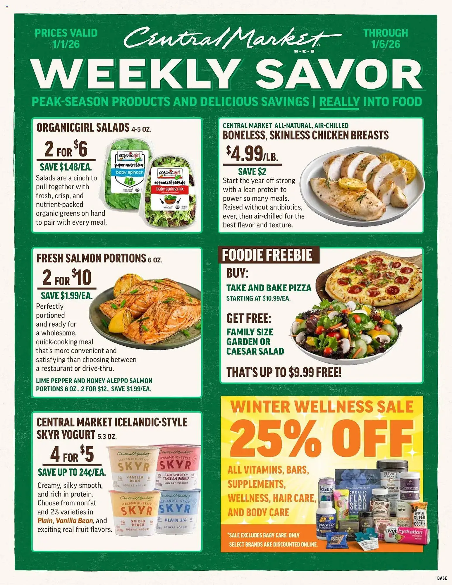 Weekly ad Central Market weekly ad from January 1 to January 6 2026 - Page 1