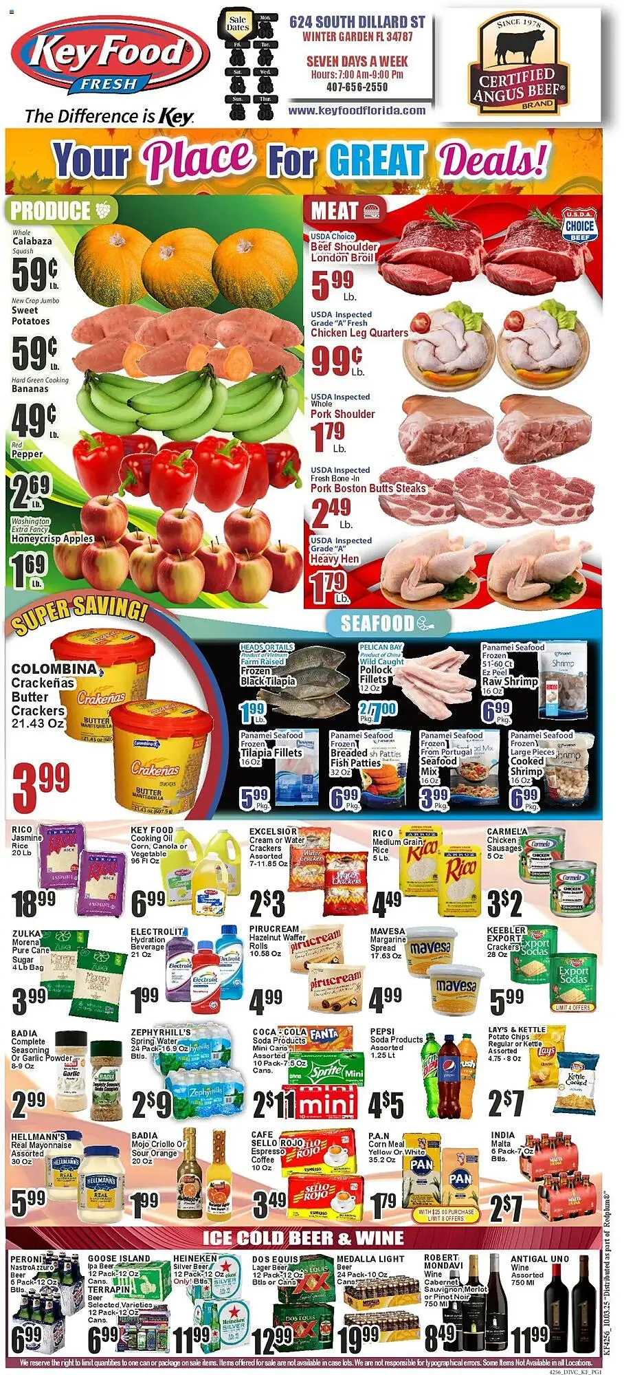 Weekly ad Key Food circular from October 3 to October 9 2025 - Page 1