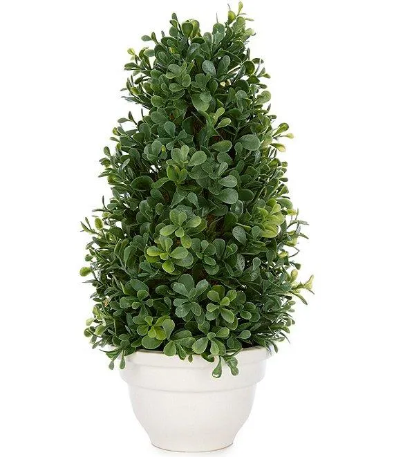 Decorative Topiary in Ceramic Pot, 15.5"