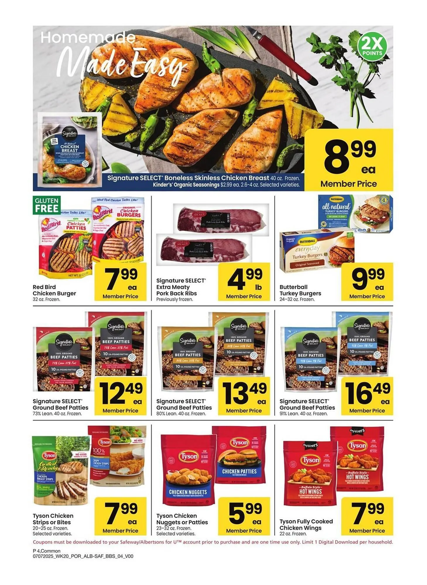 Weekly ad Albertsons Weekly Ad from July 7 to August 3 2025 - Page 4