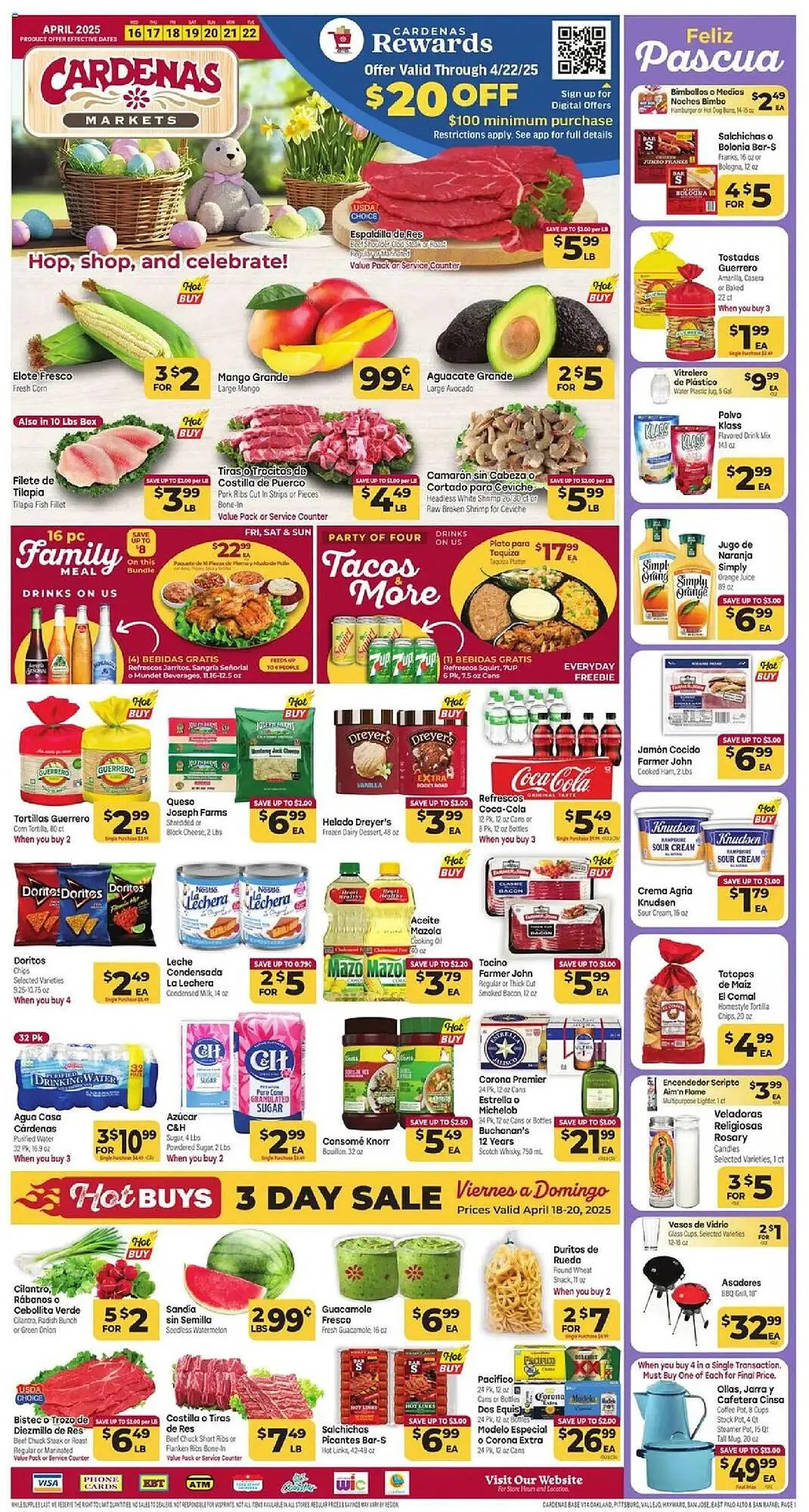 Weekly ad Cardenas Weekly Ad from April 16 to April 22 2025 - Page 1